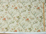 Renaissance Lampas Melograno Pom Fig Rose Tree Of Life On Cream White #1632