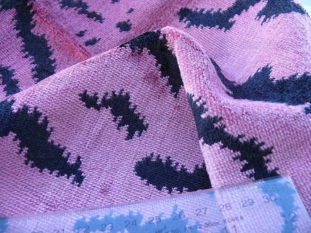 Scalamandre Tigre Jacquard Velvet Reds and Black MSRP 630/Y