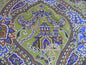 BRUNSCHWIG & FILS GULCHIHRA PRINTED VELVET BLUE GREEN MSRP 536/Y
