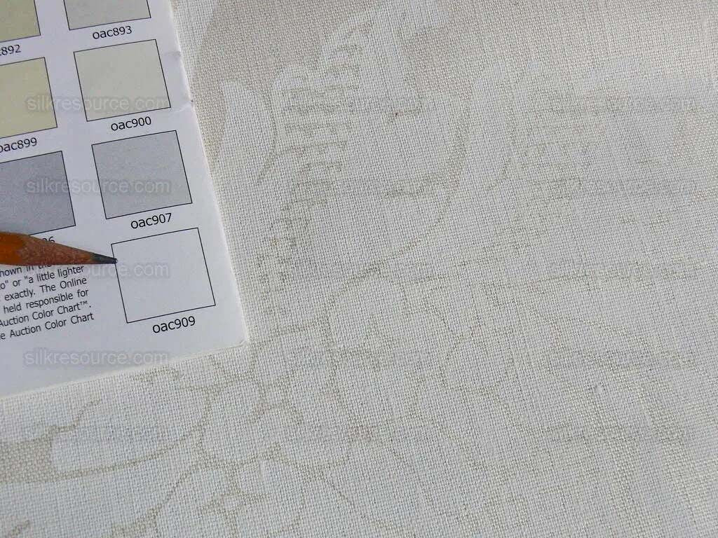 by yard Brunschwig &amp; Fils Upton Damask Linen Print Oyster White on White Heavy