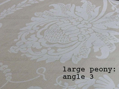 1.58y Brunschwig &amp; Fils Upton Damask Linen Print Oyster White MSRP USD 254/Y