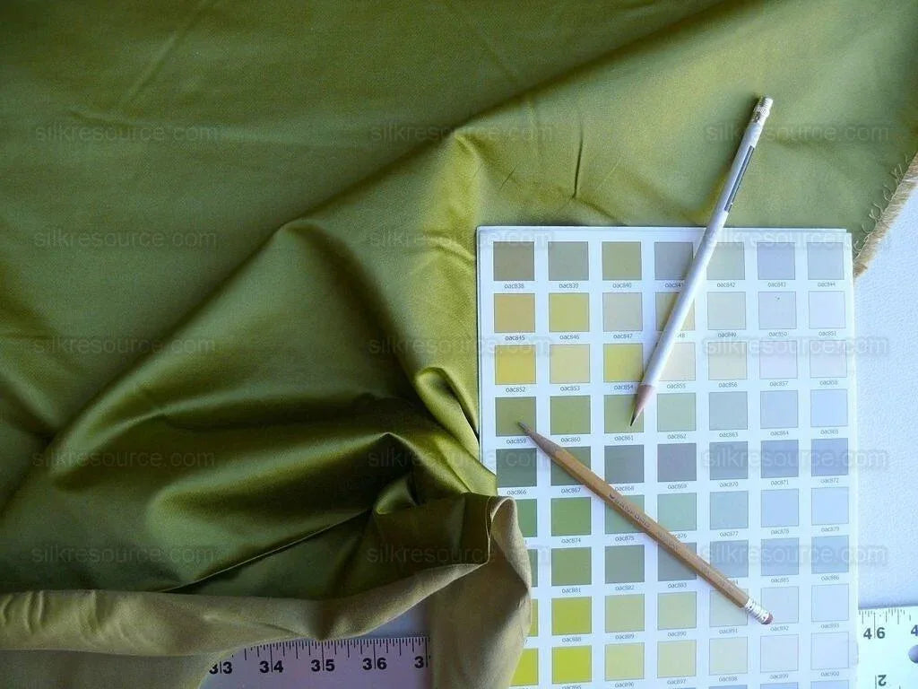 By Yd Brunschwig &amp; Fils Georges Satin Silk Spring Green MSRP USD 470/y