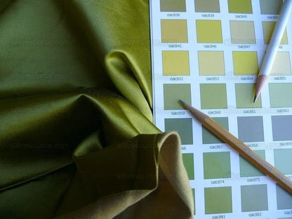 By Yd Brunschwig &amp; Fils Georges Satin Silk Spring Green MSRP USD 470/y