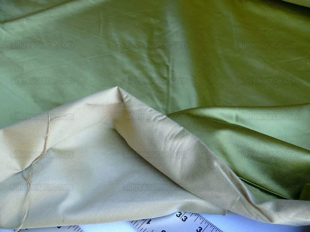 By Yd Brunschwig &amp; Fils Georges Satin Silk Spring Green MSRP USD 470/y