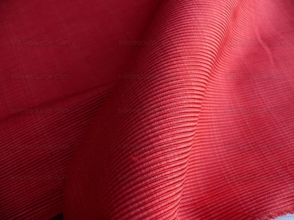 BRUNSCHWIG & FILS CASCADE OTTOMAN.RED MSRP 248/Y