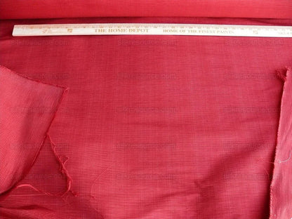 Brunschwig & Fils Cascade Ottoman Red Rose Pink Cotton & Silk Heavy! MSRP USD 248/y