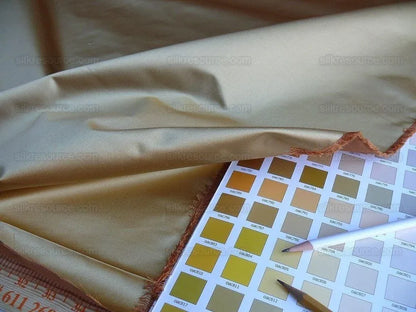 0.4yd Brunschwig &amp; Fils Georges Satin Silk "honey" Gold MSRP USD 470/y