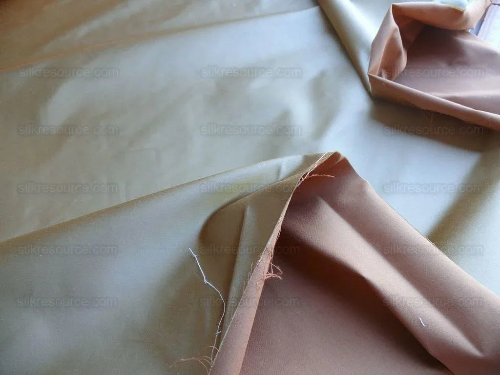 0.5yd Brunschwig &amp; Fils Georges Satin Silk "honey" Gold MSRP USD 470/y