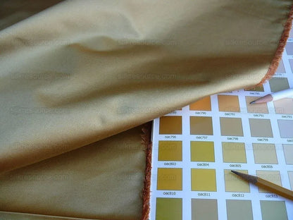 0.4yd Brunschwig &amp; Fils Georges Satin Silk "honey" Gold MSRP USD 470/y