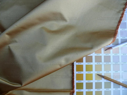 By yard Brunschwig &amp; Fils Georges Satin Silk "honey" Gold MSRP USD 470/yard