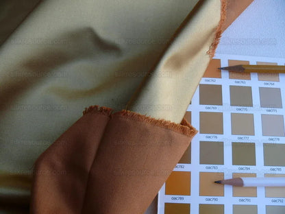 By yard Brunschwig &amp; Fils Georges Satin Silk "honey" Gold MSRP USD 470/yard