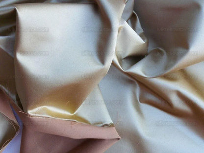 1.1 yards Brunschwig &amp; Fils Georges Satin Silk "honey" Gold MSRP USD 470/y Minor issue