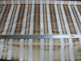 Brunschwig & Fils Vilmorin Satin Stripe Gold Cream Blue MSRP USD 290/y