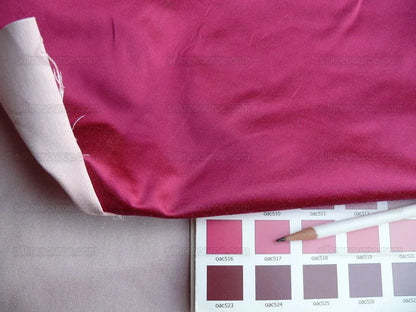 Brunschwig &amp; Fils Georges Satin Silk "fuchsia" Pink Red MSRP USD 470/y