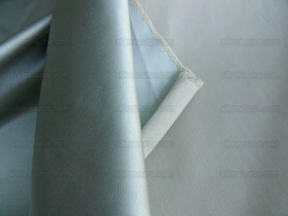 Brunschwig &amp; Fils Georges Satin Silk "rain" Misty Blue MSRP USD 470/Y