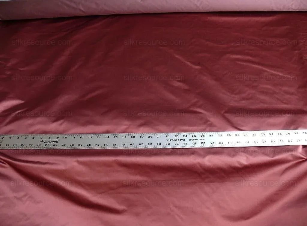 By Yd Brunschwig &amp; Fils Georges Satin Silk "radicchio" Deep Red MSRP USD 470/Y