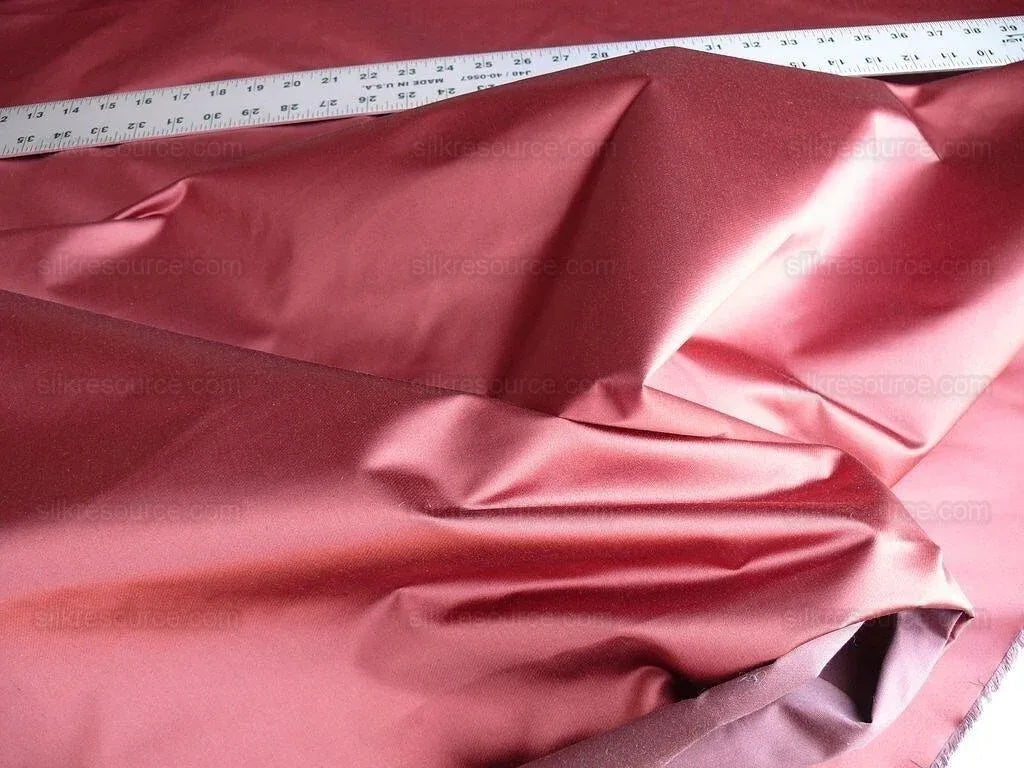By Yd Brunschwig &amp; Fils Georges Satin Silk "radicchio" Deep Red MSRP USD 470/Y