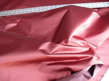 By Yd Brunschwig &amp; Fils Georges Satin Silk "radicchio" Deep Red MSRP USD 470/Y