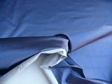 BY YD BRUNSCHWIG & FILS GEORGES SATIN SILK "PERIWINKL" MUTED BLU
