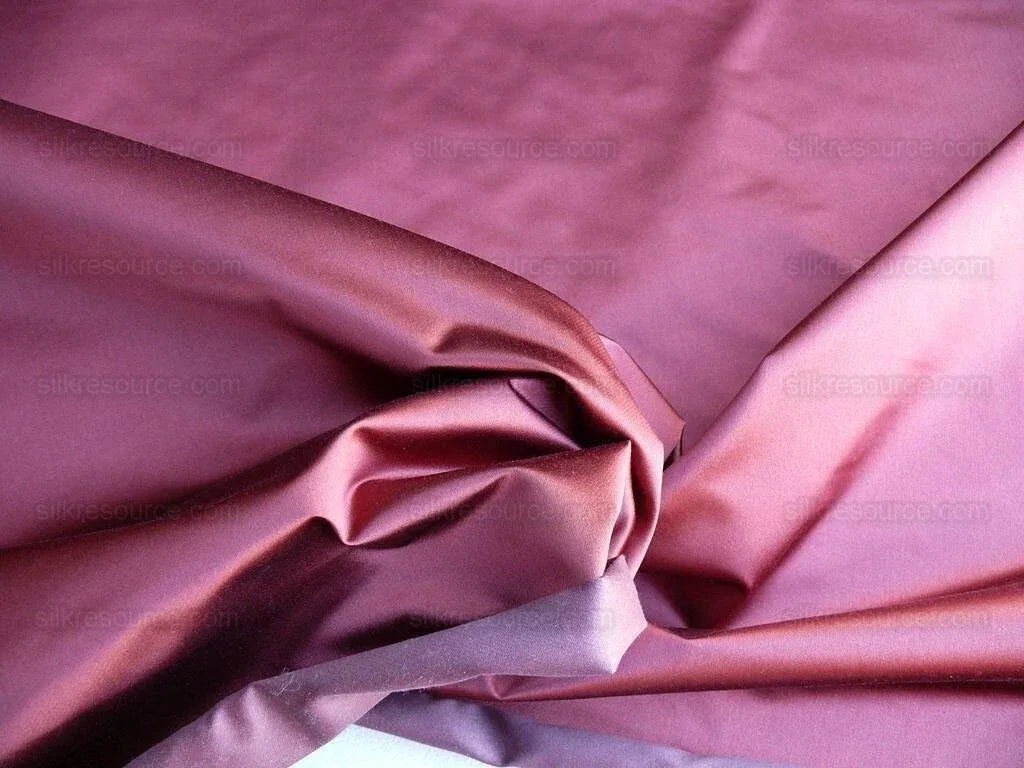 By Yd Brunschwig &amp; Fils Georges Satin Silk "radicchio" Deep Red MSRP USD 470/Y