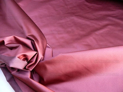 By Yd Brunschwig &amp; Fils Georges Satin Silk "radicchio" Deep Red MSRP USD 470/Y