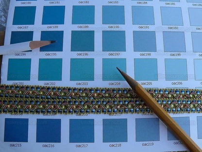 By Yd Brunschwig &amp; Fils Reve De Papillon 1/2 Inch Braid Marigold Peacock Blue Pink Gold Butterfly Bush