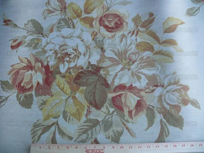 By Yd Lee Jofa Mulberry Home Arabella Print In Terra Red Orange On Linen MSRP USD 178/y