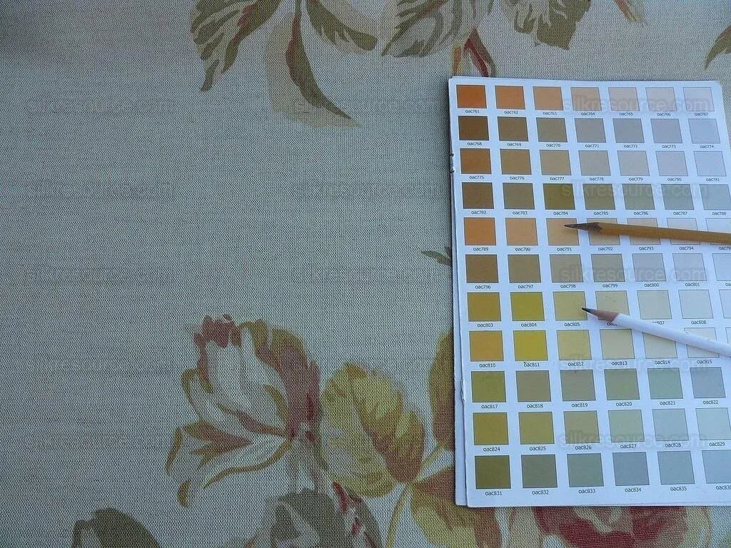 By Yd Lee Jofa Mulberry Home Arabella Print In Terra Red Orange On Linen MSRP USD 178/y