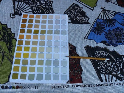 By Yd Lee Jofa Gp&amp;j Baker Batik Fans Jewel Linen Japanese Chrysanthemum Bird Gilded Emperor's Garden MSRP USD 190/y