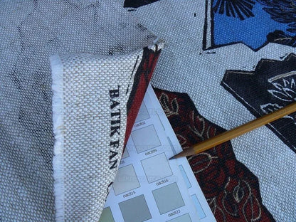 By Yd Lee Jofa Gp&amp;j Baker Batik Fans Jewel Linen Japanese Chrysanthemum Bird Gilded Emperor's Garden MSRP USD 190/y