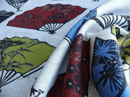 By Yd Lee Jofa Gp&amp;j Baker Batik Fans Jewel Linen Japanese Chrysanthemum Bird Gilded Emperor's Garden MSRP USD 190/y