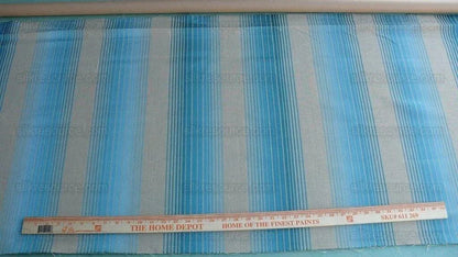 LEE JOFA BAKER LIFESTYLE SERAFINA STRIPE TURQUOISE WOVEN RP176/Y