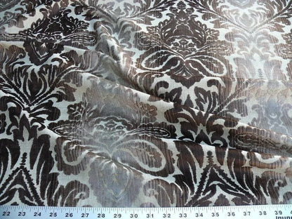 BY YD LEE JOFA BAKER LIFESTYLE PALOMA VELVET BROWN MSRP 196/Y