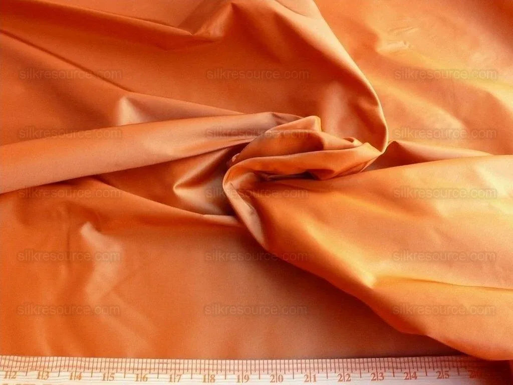 By yard Lee Jofa Bristol Silk Orange Heavy Taffeta MSRP USD 184/Y