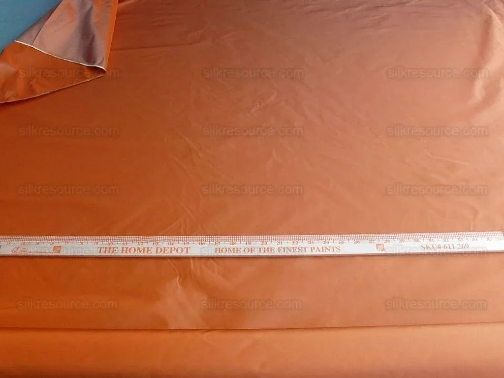 By yard Lee Jofa Bristol Silk Orange Heavy Taffeta MSRP USD 184/Y