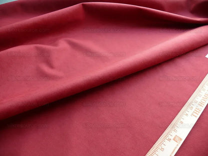 by yard Lee Jofa Japanese Sensuede Peony Pink Crisp Red Solid Polyester MSRP USD 168/Y