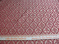 KRAVET RED & GOLD SMALL MEDALLION SILK DAMASK MSRP$159/Y