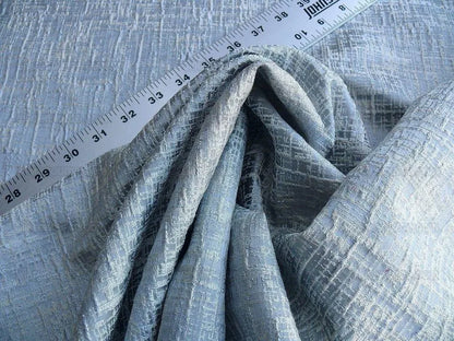 By Yard Kravet Couture Sensory Silk Wool Vapour Blue Icy Texture MSRP USD 396