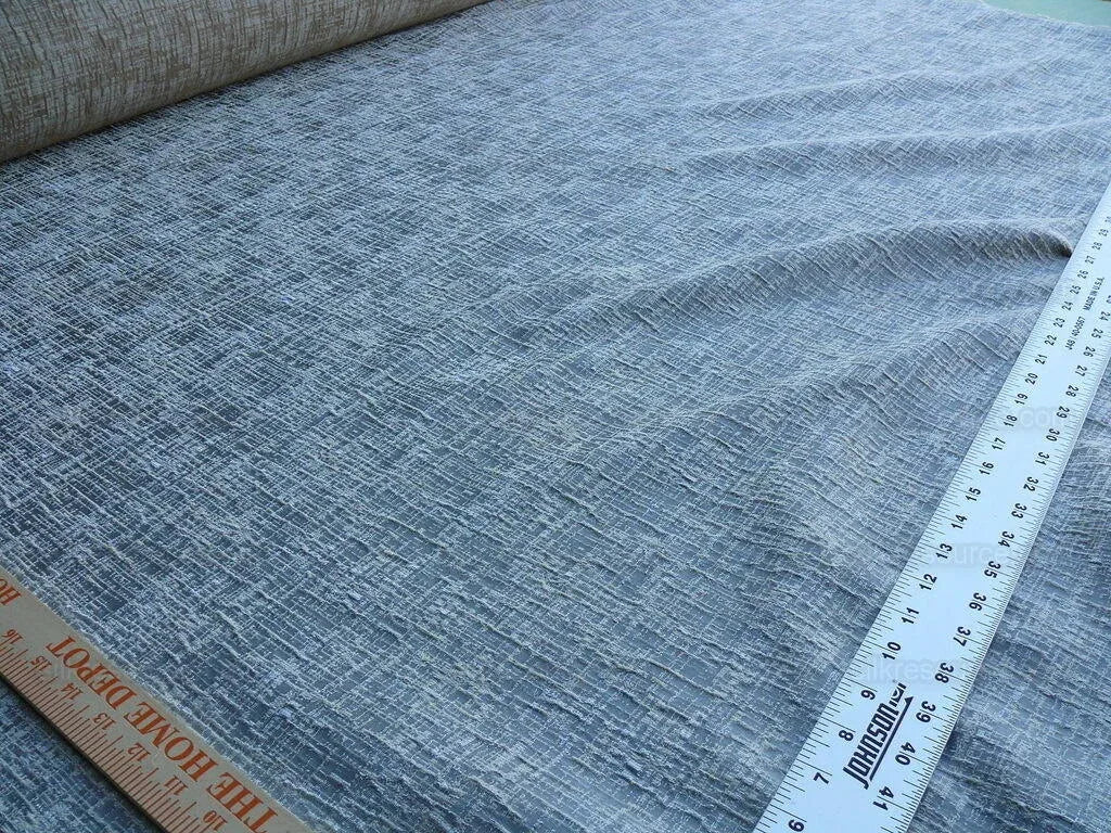 By Yard Kravet Couture Sensory Silk Wool Vapour Blue Icy Texture MSRP USD 396