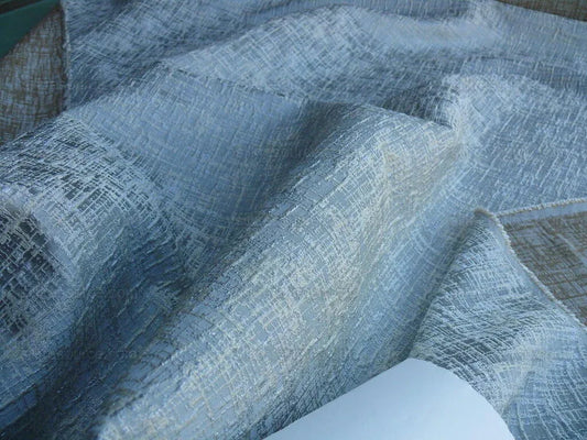 KRAVET COUTURE SENSORY SILK VAPOUR BLUE Icy TEXTURE MSRPP$328