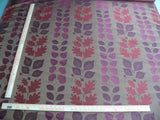 Lee Jofa WOODLAND RED BROWN SILK BROCADE FOLIAGE MSRP$288