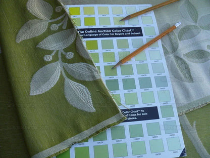 By Yard Lee Jofa Mulberry Home Enchanted Vine Lime Green MSRP USD 296/y