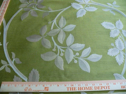 By Yard Lee Jofa Mulberry Home Enchanted Vine Lime Green MSRP USD 296/y