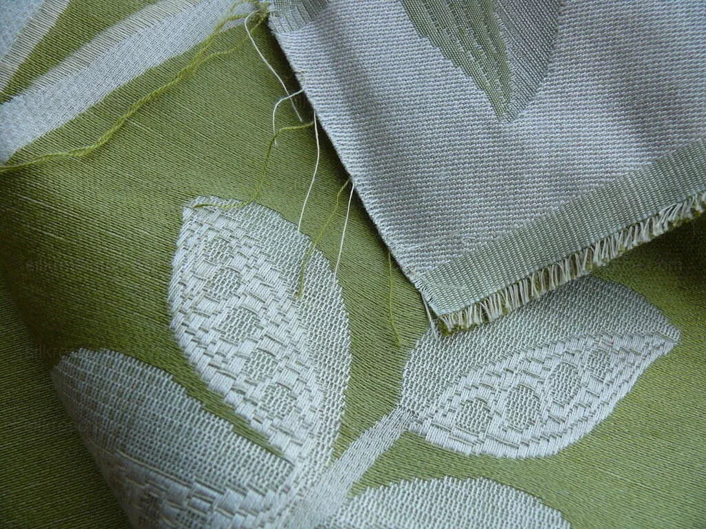 By Yard Lee Jofa Mulberry Home Enchanted Vine Lime Green MSRP USD 296/y