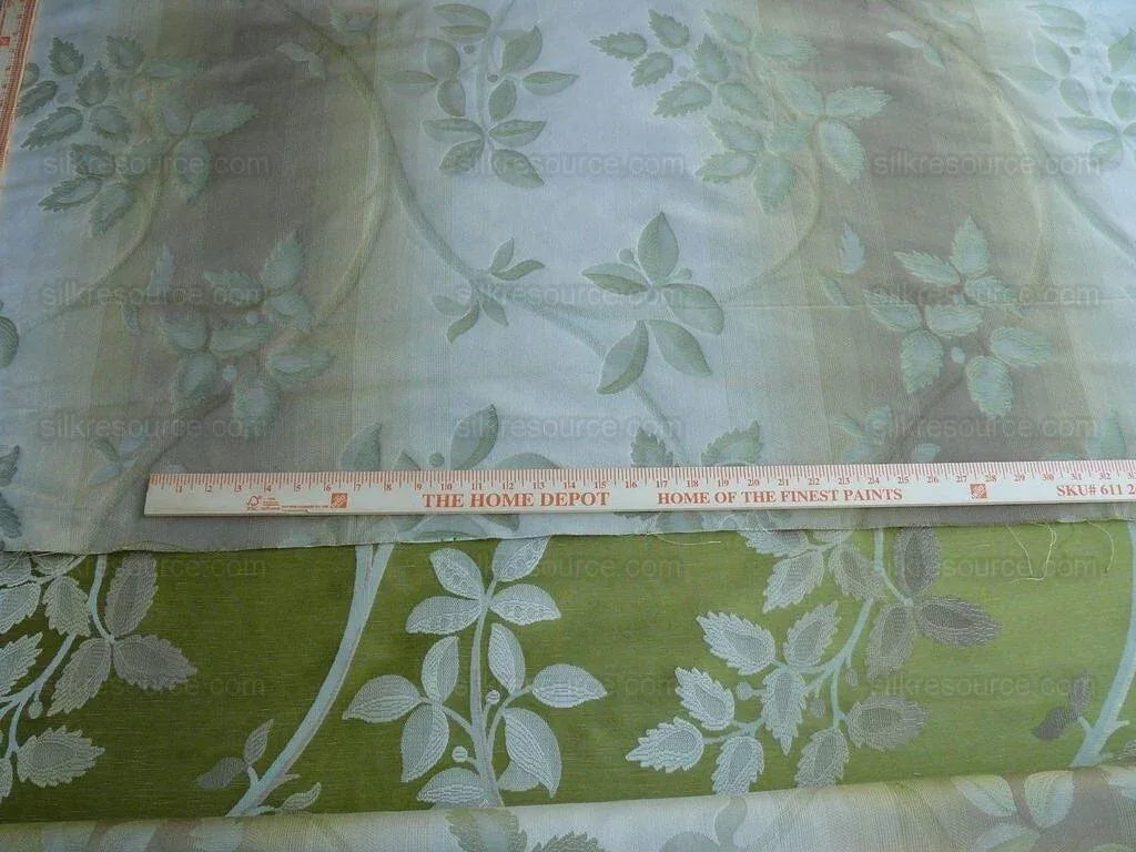 By Yard Lee Jofa Mulberry Home Enchanted Vine Lime Green MSRP USD 296/y