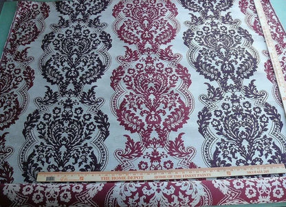 Lee Jofa Mulberry Home Staveley Damask Damson Claret Purple MSRP USD 196/y