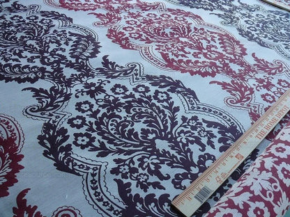 Lee Jofa Mulberry Home Staveley Damask Damson Claret Purple MSRP USD 196/y