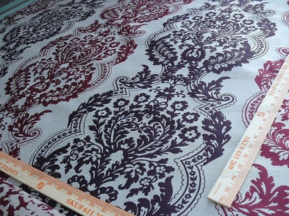Lee Jofa Mulberry Home Staveley Damask Damson Claret Purple MSRP USD 196/y