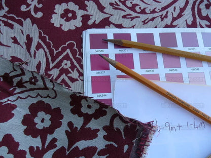 Lee Jofa Mulberry Home Staveley Damask Damson Claret Purple MSRP USD 196/y