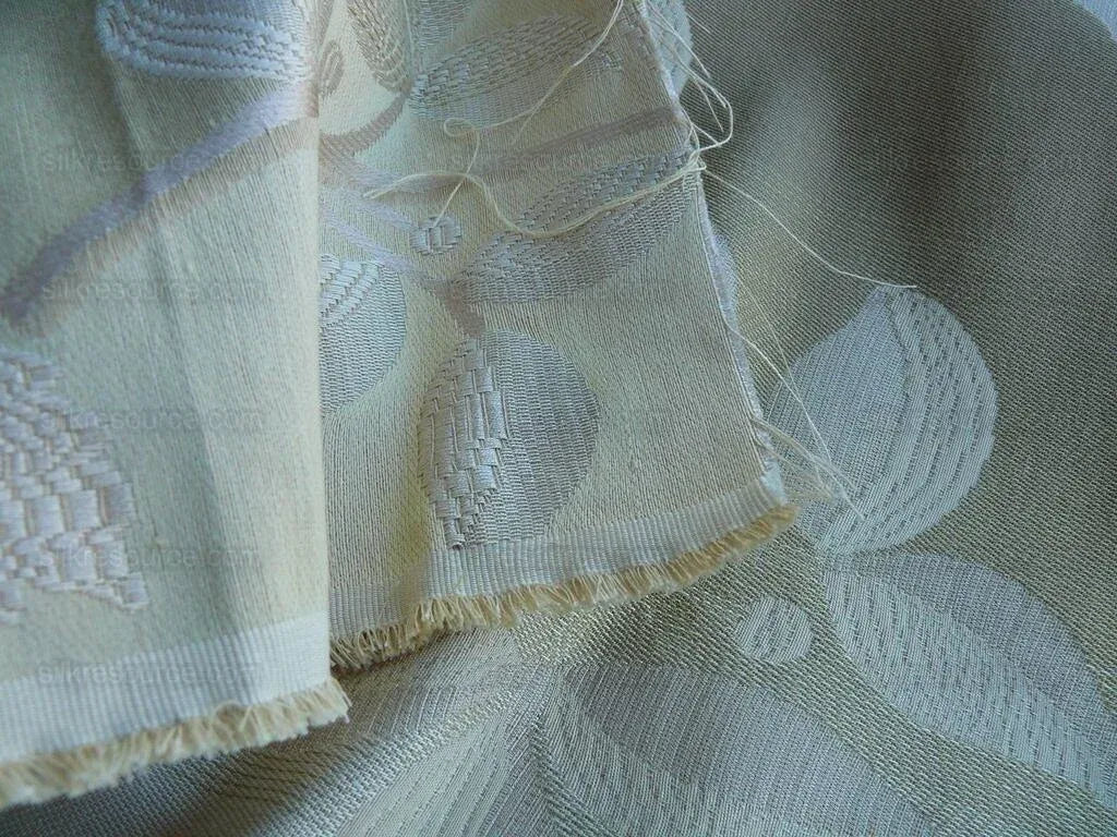 Lee Jofa Mulberry Home Enchanted Vine Soft Gold Pale Green Silk Lampas MSRP USD 296/y